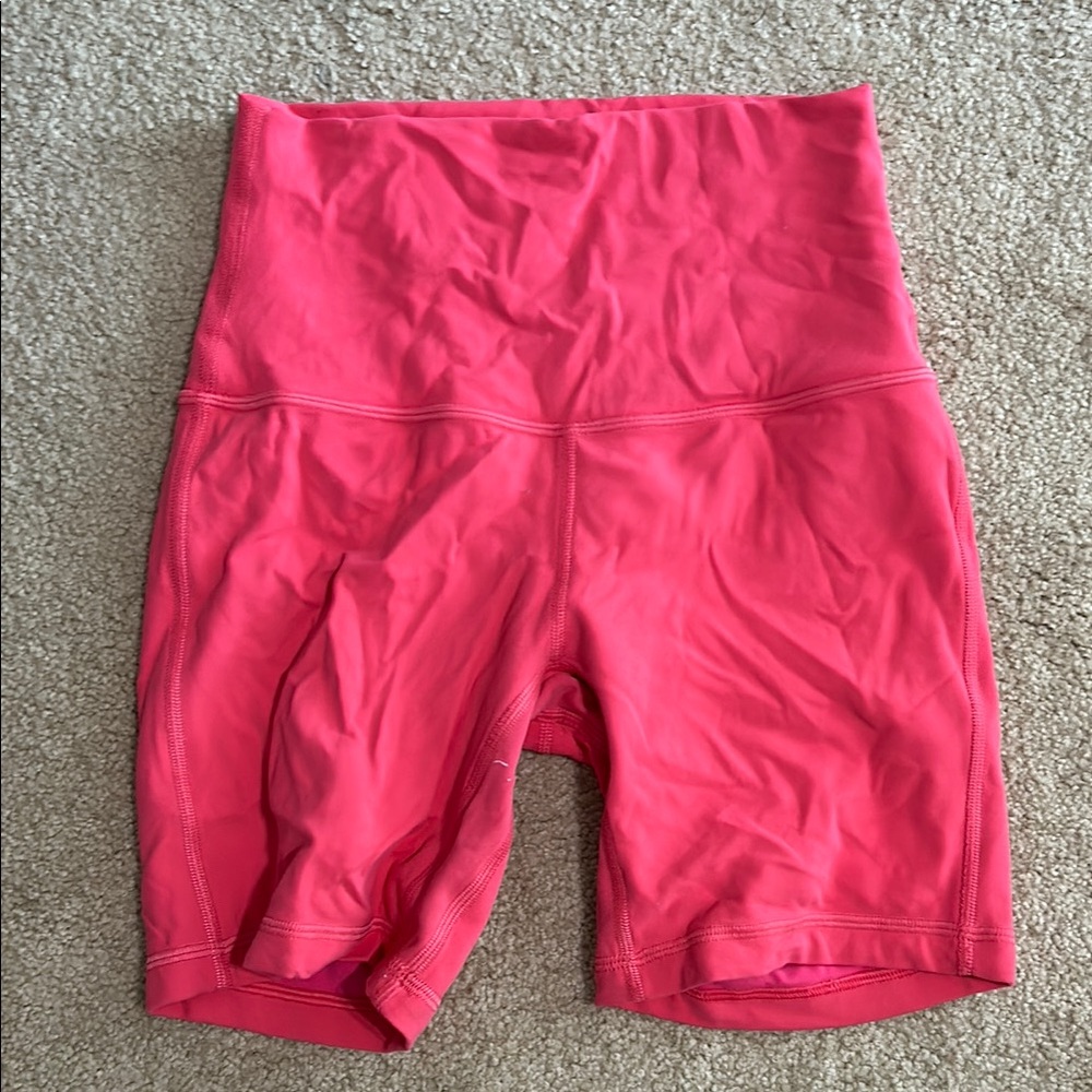 Lululemon 6 inch biker shorts